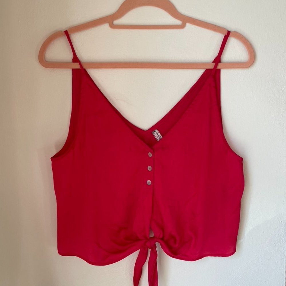 Free people intimates satin crop top